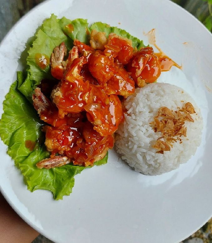 Nasi Udang Pedas Manis